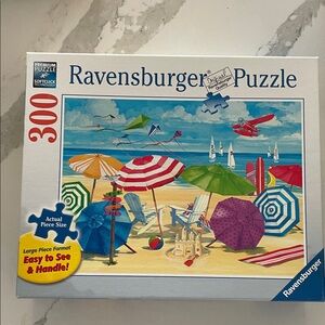 Ravensburger Vibrant Beach Umbrellas Puzzle 300 piece large format